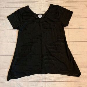 Keren Hart Women’s Black Loose Top Size Medium